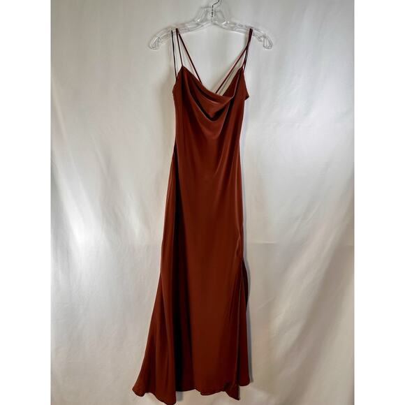 ASTR the Label Gaia Dress Rust Medium EEUC$94 Orange Red - Picture 3 of 5